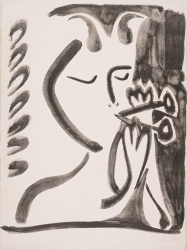 Litogravura de Pablo Picasso, Fauno n. 3