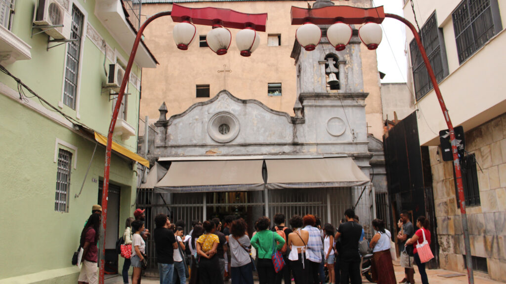 Caminhada Volta negra pelo centro de São Paulo, com Cartografia Negra