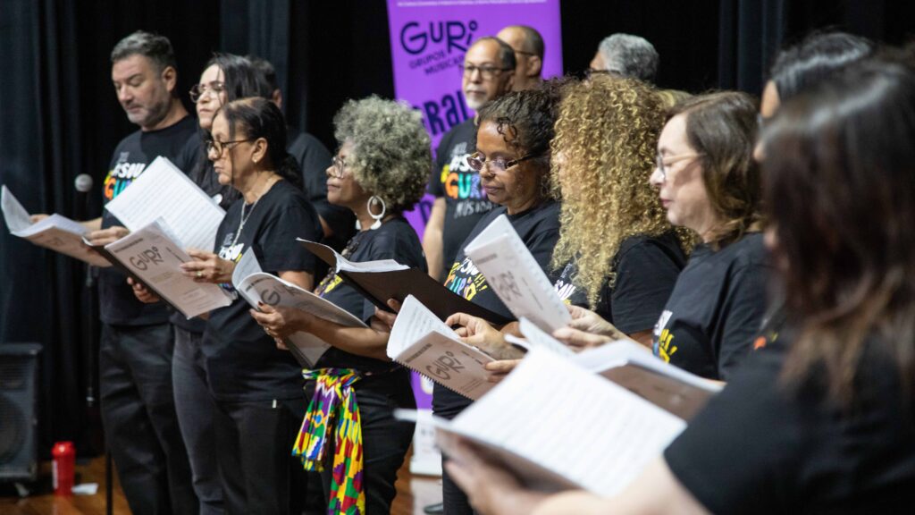 Espetáculo musical  Coral Infantil e Coral de Familiares do GURI de São Paulo